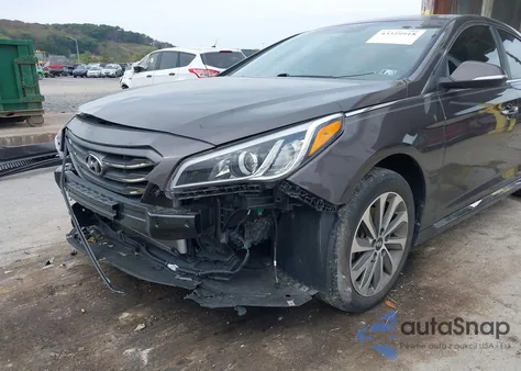 2016 Hyundai Sonata Sport z USA, uszkodzony, nr VIN 5NPE34AF3GH392685